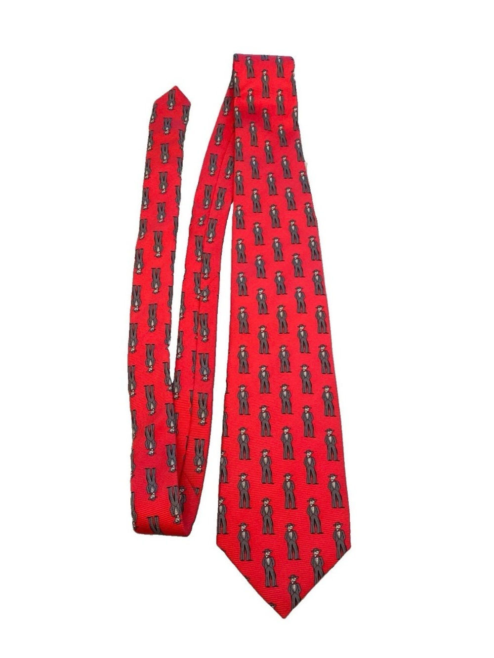 Southern Proper Colonel Reb Men’s Necktie 100% Silk Made In USA Ole Miss Rebels
